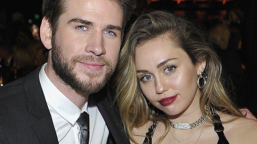 Miley Cyrus and Liam Hemsworth