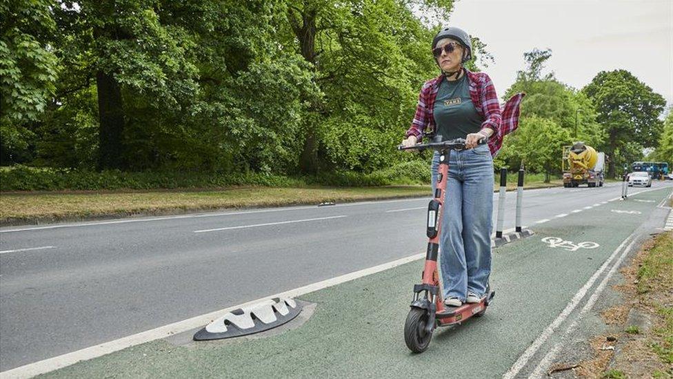 E-scooter in Southampton