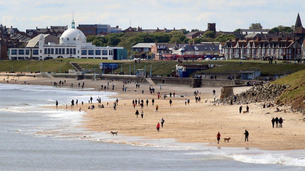 Whitley Bay beach