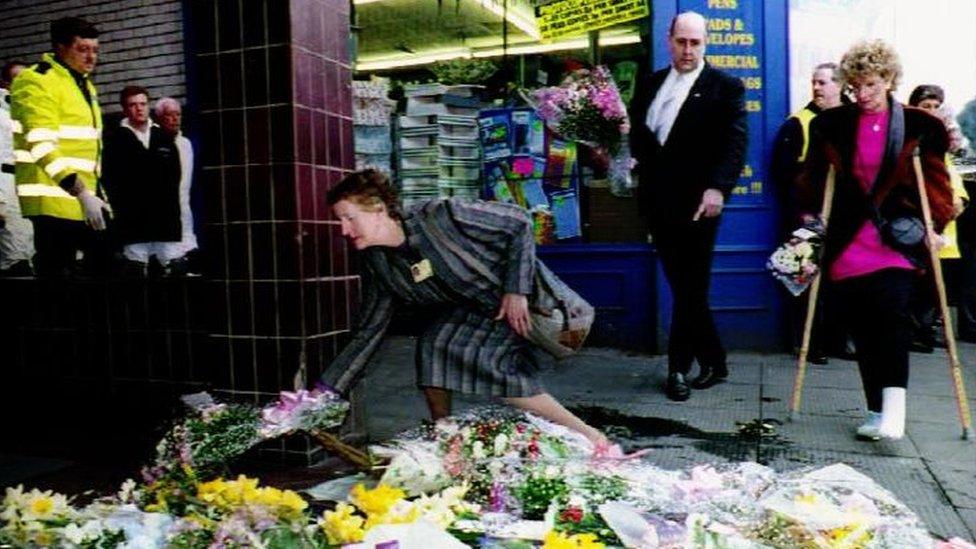 Tributes paid to the victims of the Warrington bomb in 1993