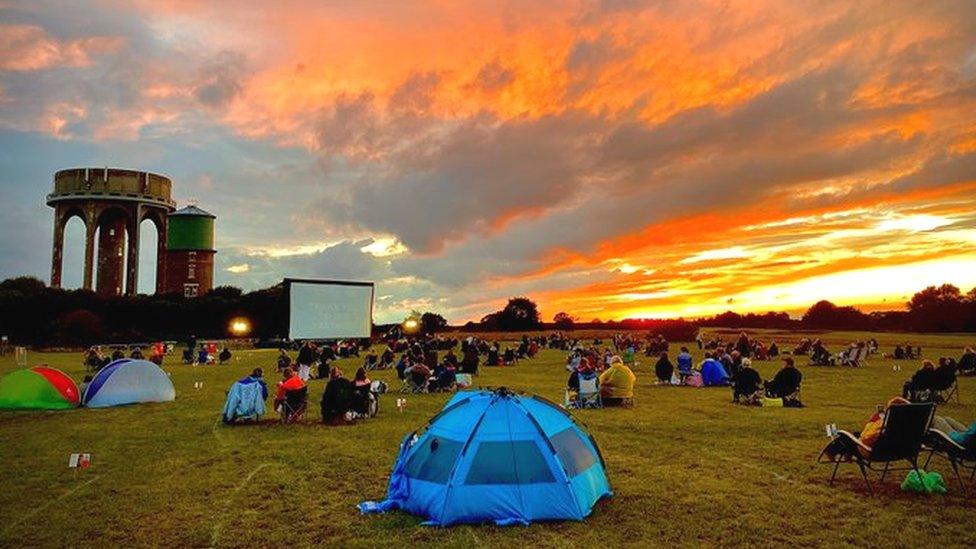 Outdoor cinema