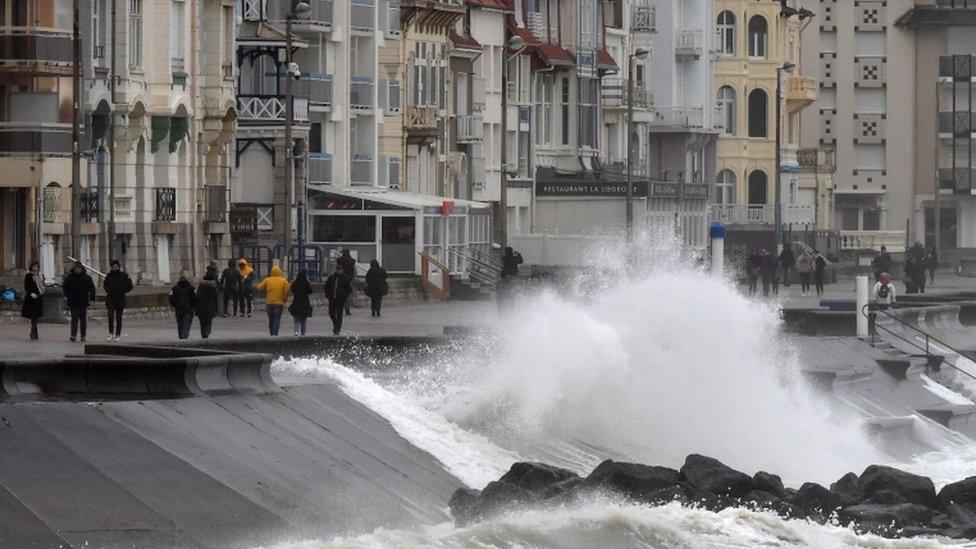 Waves-go-over-wall-in-northern-France.