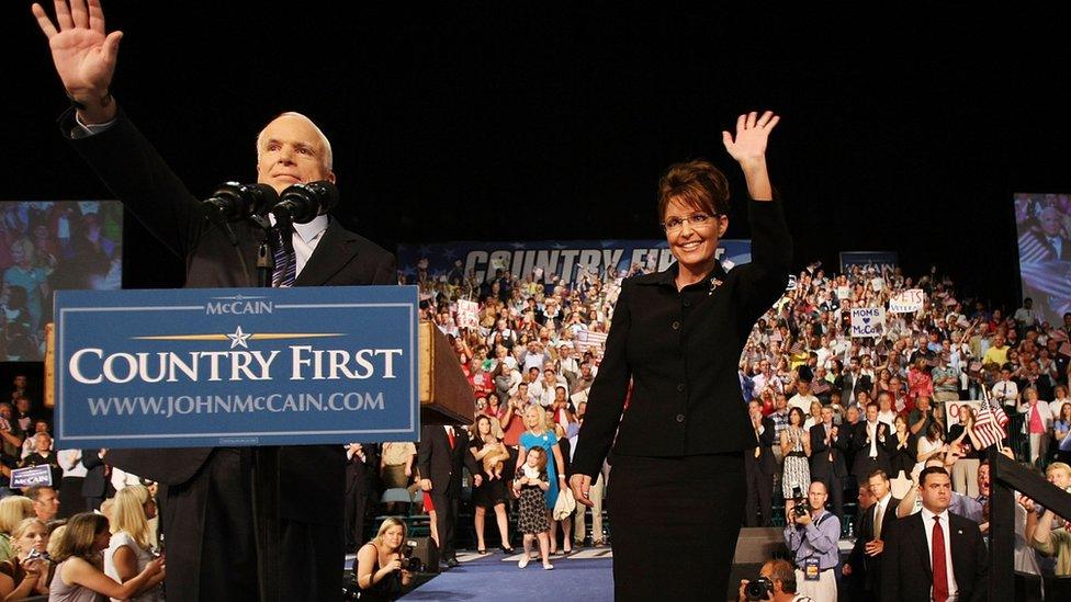 Sarah palin introduced by John McCagin