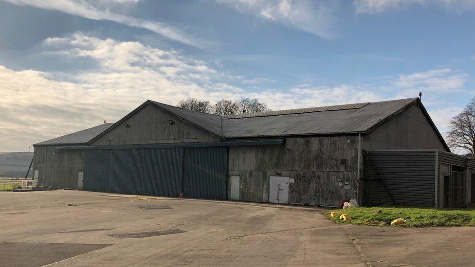 Hangar at Filton Airfield