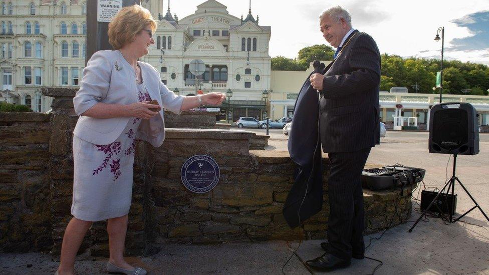 Blue Plaque, Douglas