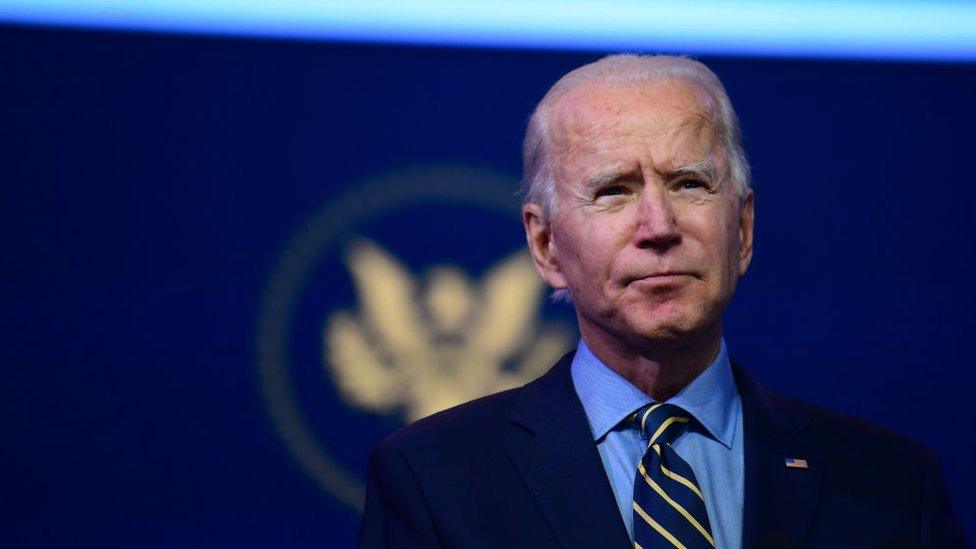 Joe Biden speaking in Delaware