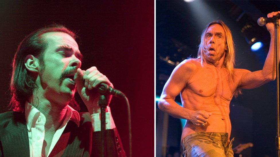 Nick Cave and Iggy Pop