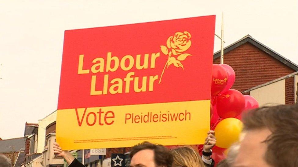 Welsh Labour banner