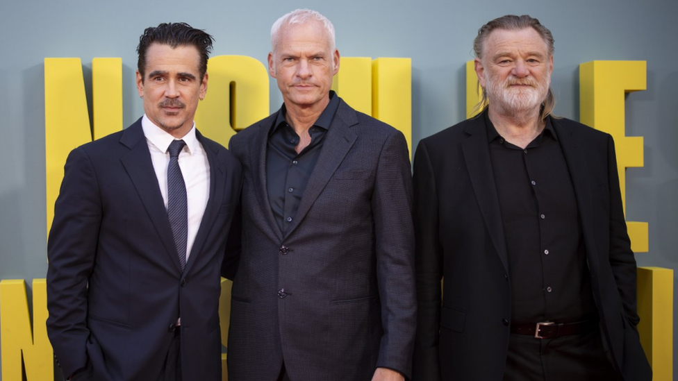 Colin Farrell, Martin McDonagh and Brendan Gleeson