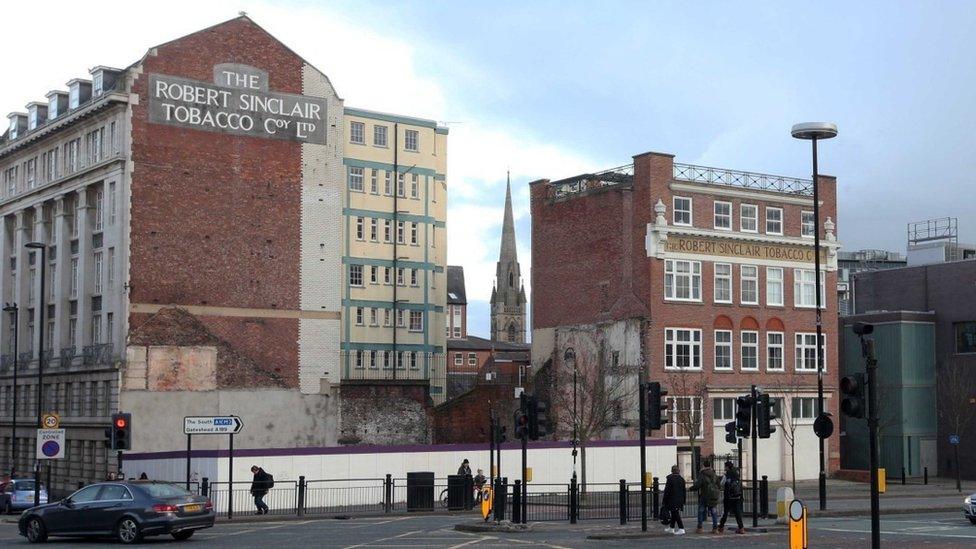 The Robert Sinclair Tobacco sign