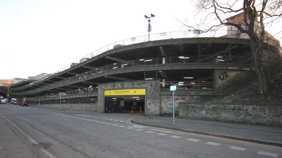 Castle Terrace car park