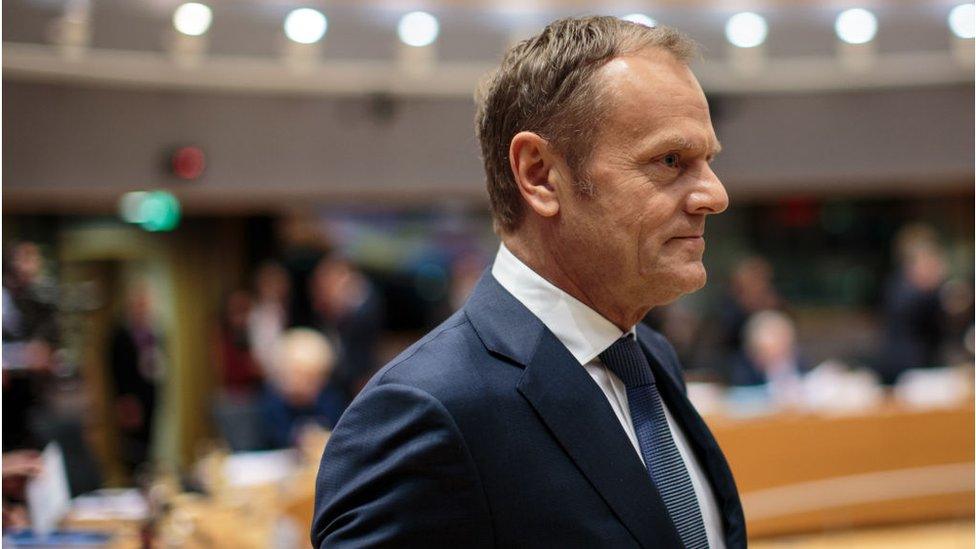 Donald Tusk, the president of the European Council,