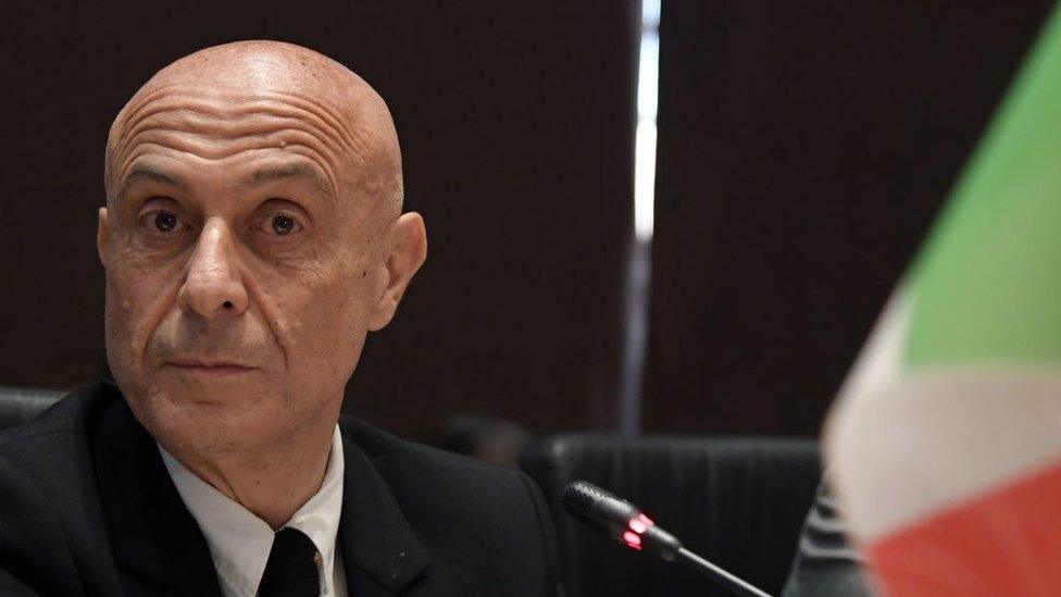 Italian Interior Minister Marco Minniti