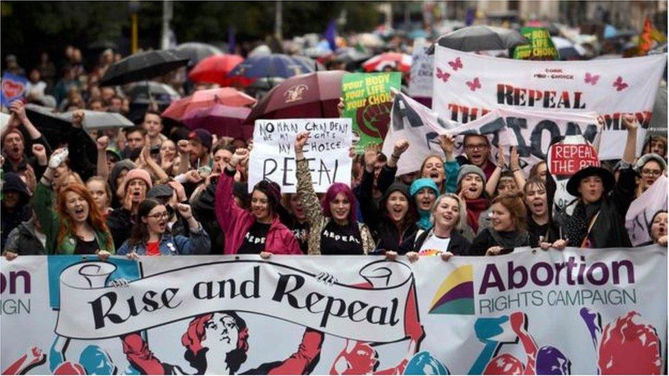 Demonstration in Dublin