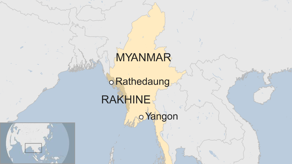 Map of Myanmar