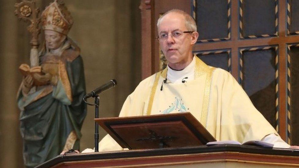 The Archbishop of Canterbury, Justin Welby