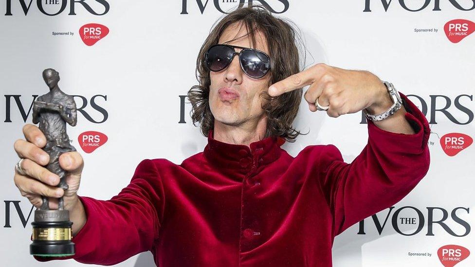 Richard Ashcroft pictured at the Ivor Novello Awards