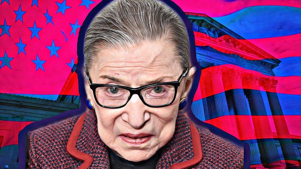 Ruth Bader Ginsburg.