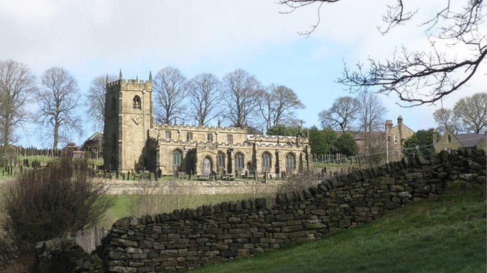 St Nicholas' church in High Bradfield