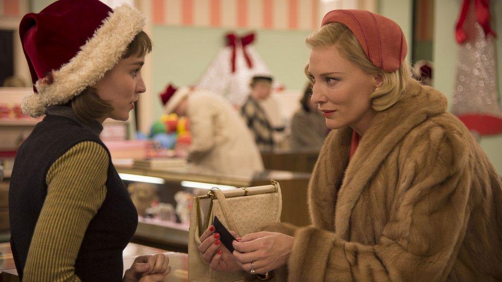 Rooney Mara and Cate Blanchett in Carol