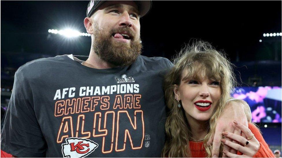 Travis Kelce and Taylor Swift