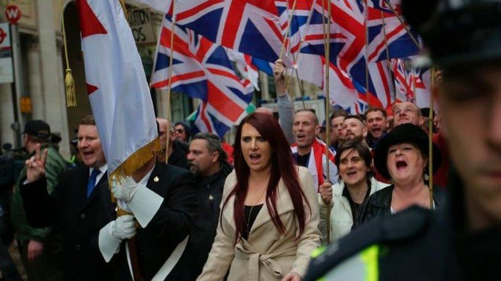 Britain First march