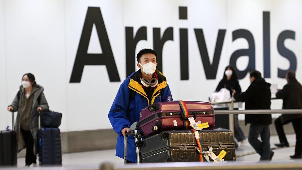 Heathrow arrivals