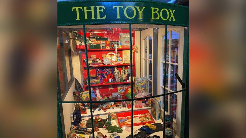 An exhibition of toys at Kingswood Heritage Museum