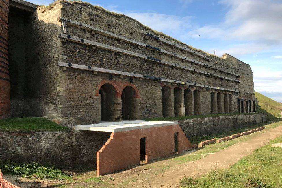 The lime kilns