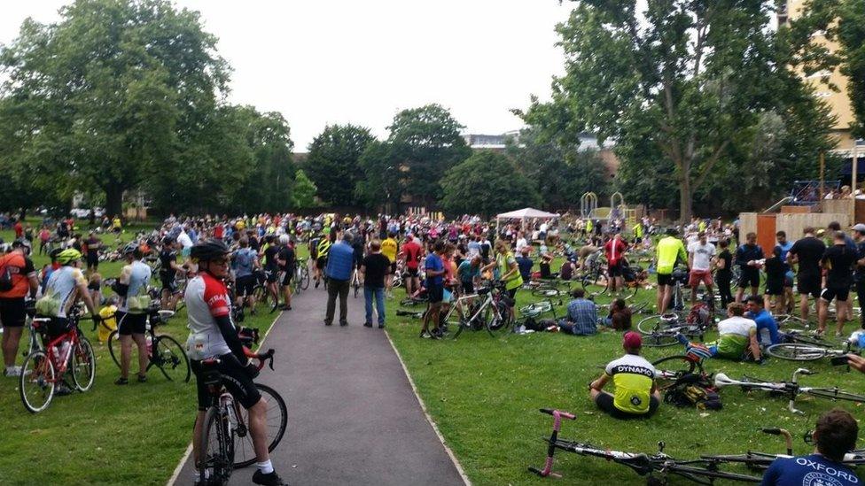 The start of Dunwich Dynamo 2016