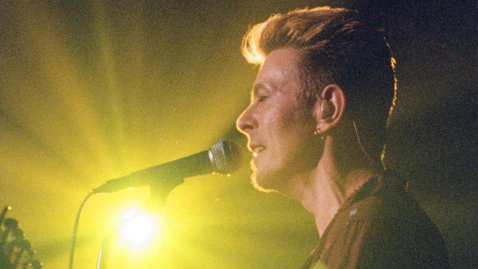 David Bowie in 1997