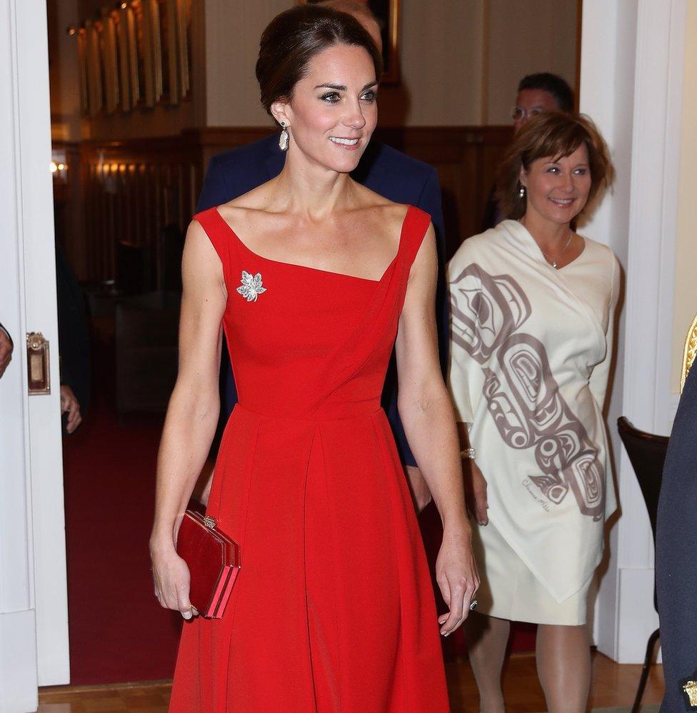 The Duchess of Cambridge attends a reception in British Columbia