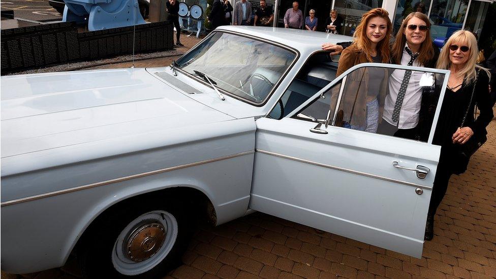 Kurt Cobain's car is among the artefacts on display