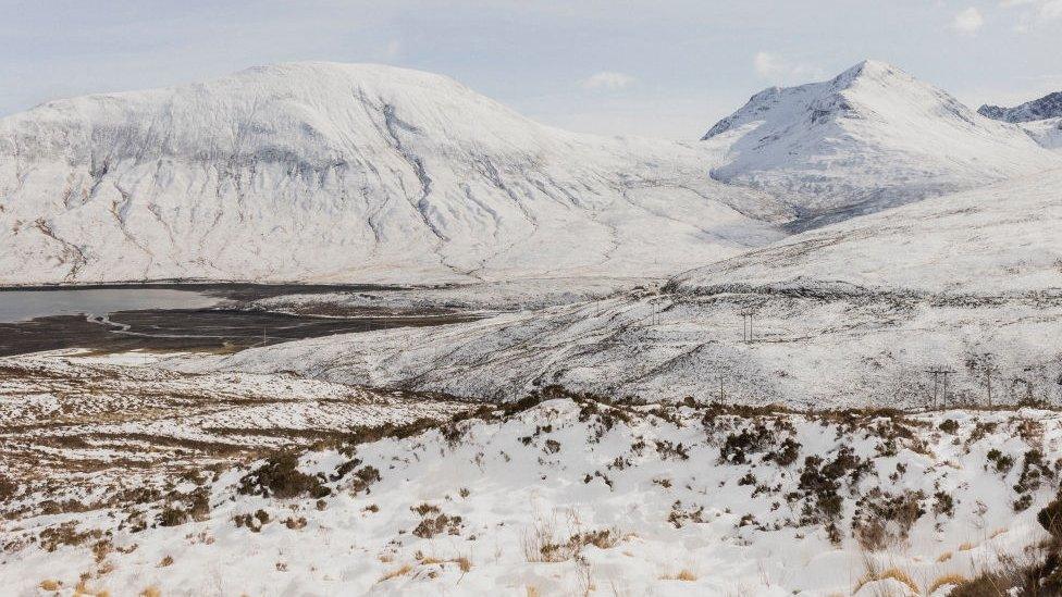 Snow Scottish Highlands