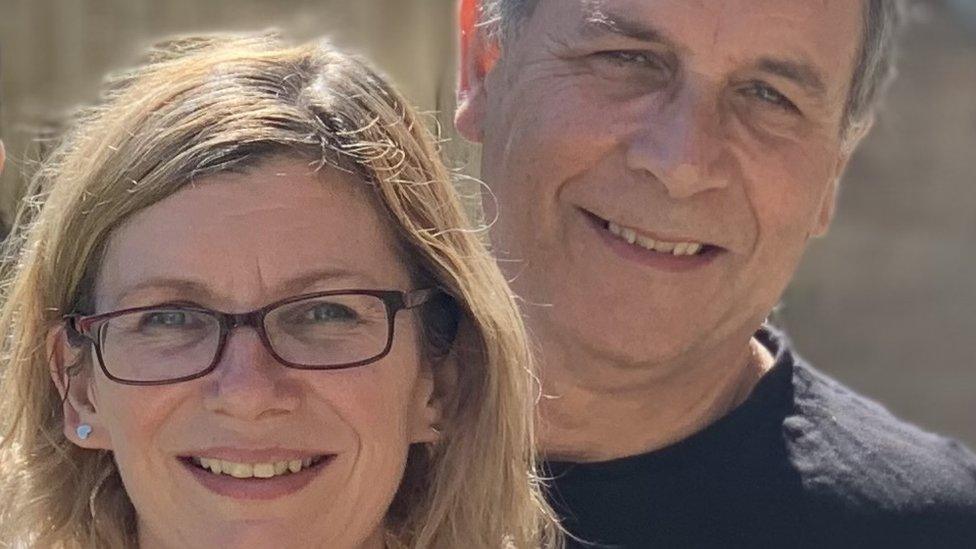L-R Denise Dance and husband Paul