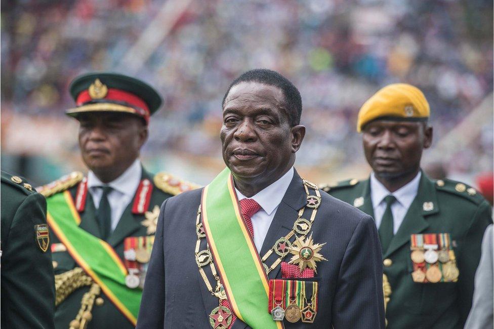 Ceremony for swearing-in of Zimbabwe President Emmerson Mnangagwa