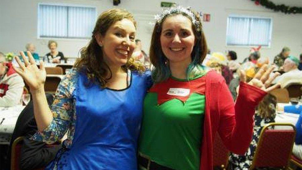 Volunteers at last year's Christmas Together event