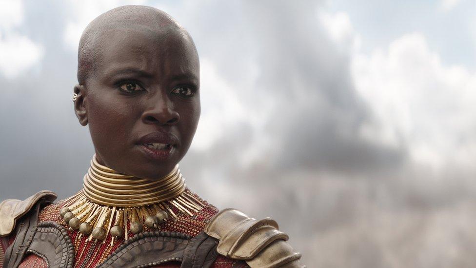 Danai Gurira as Black Panther's Okoye