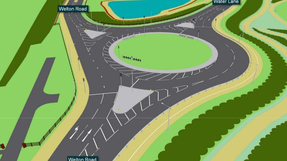 Artists impression of the roundabout