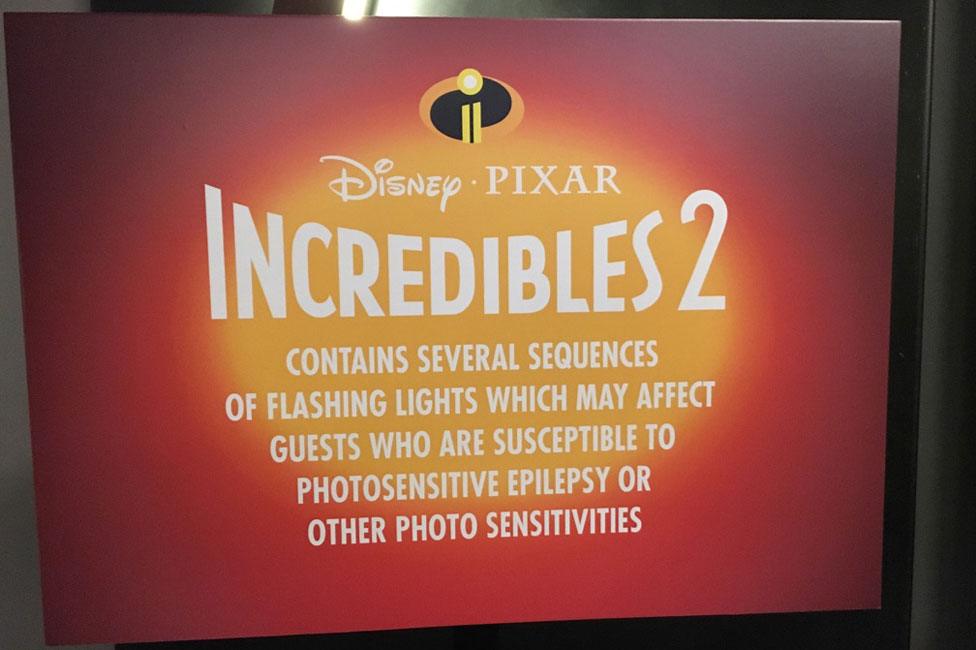 Incredibles 2 sign