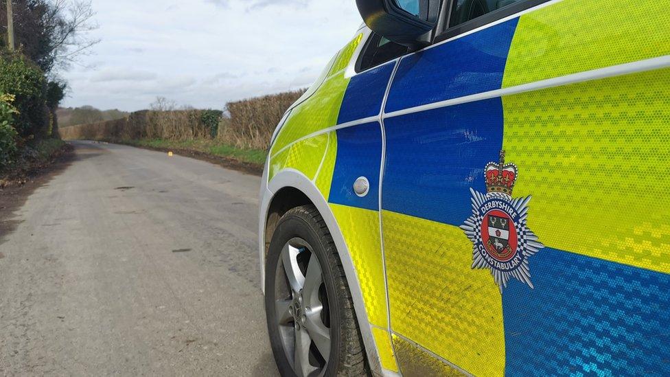 Derbyshire Police car