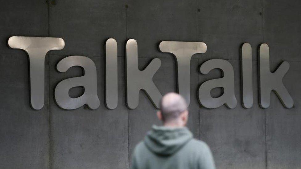 TalkTalk sign