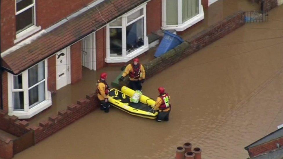 Flooding in Matlock