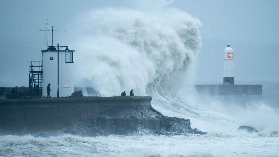 Stormy weather in Porthcawl