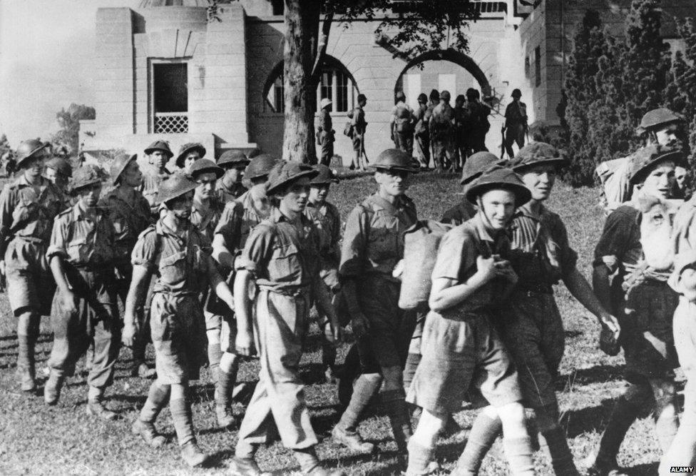 British surrender in Singapore, 1942