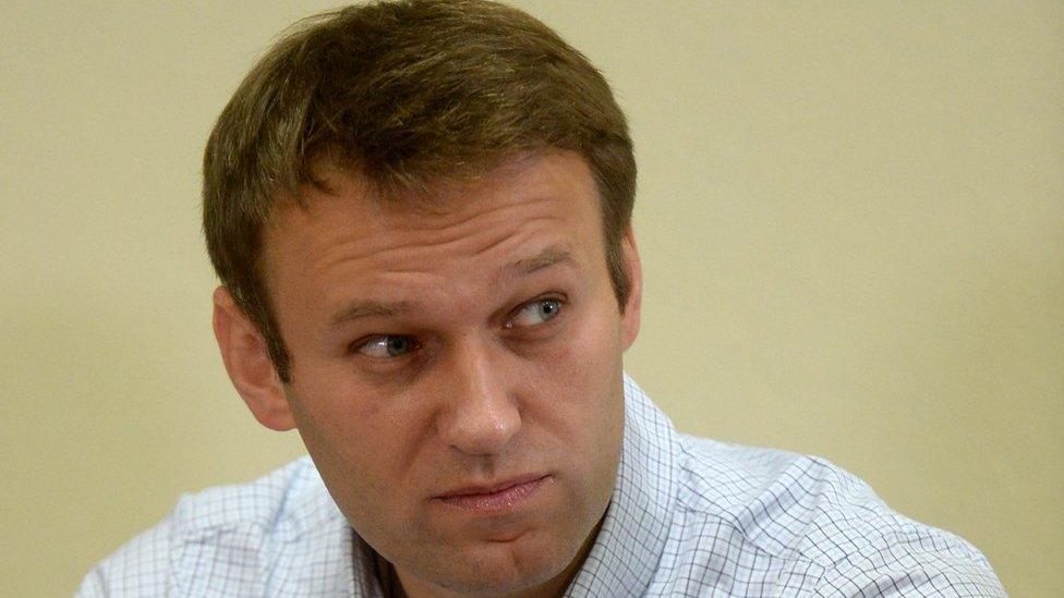 Alexei Navalny during a court appearance in 2013