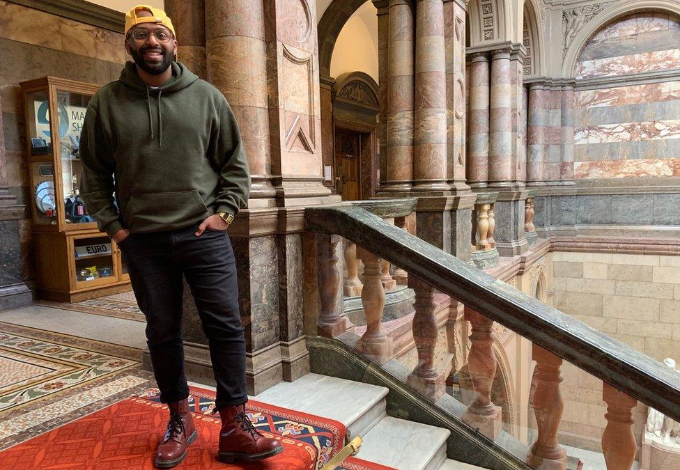 Magid Magid at Sheffield Town Hall