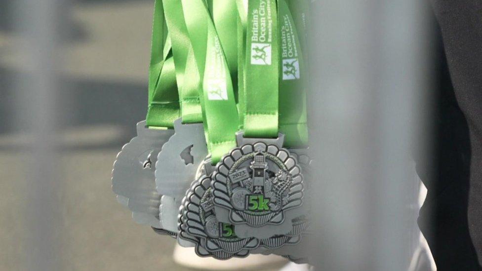 Ocean City Running Festival medals