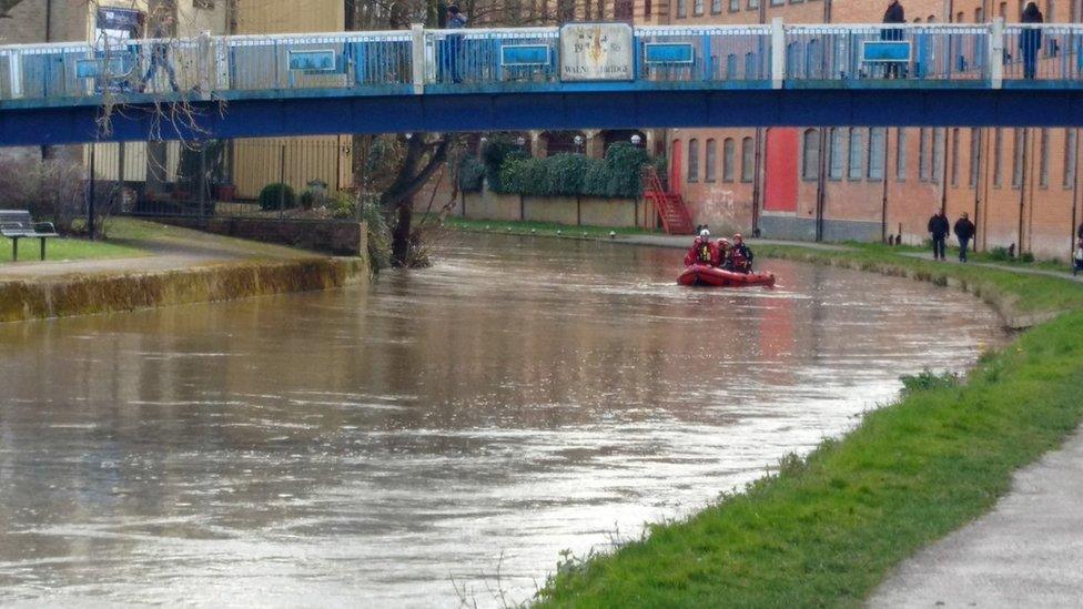 Emergency teams at scene