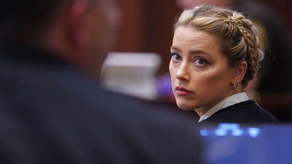 Amber Heard in court